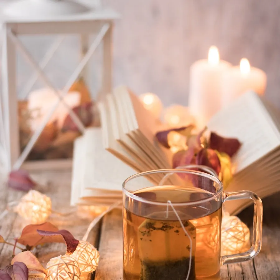 A soothing cup of honey tea